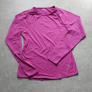Brooks Long Sleeve Thermal Pink Running Shirt M